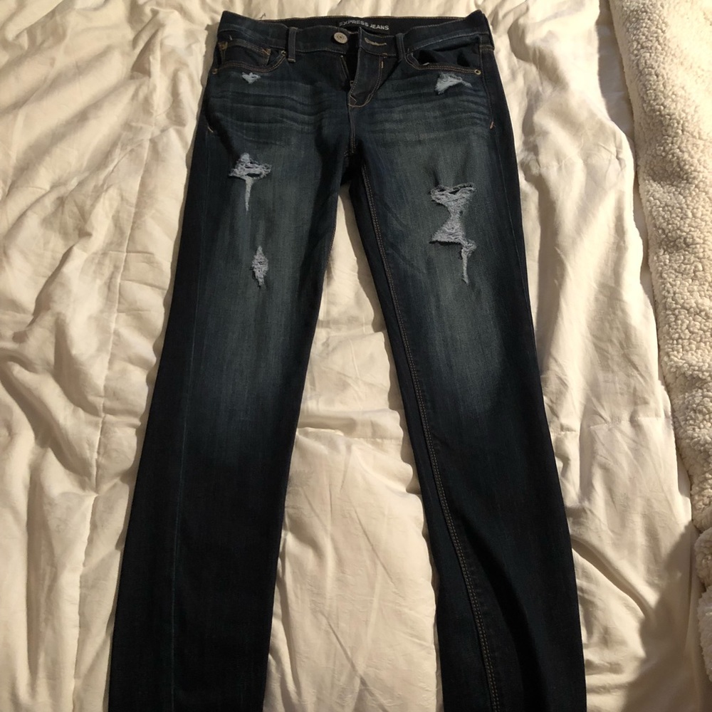 Mid waisted jeans